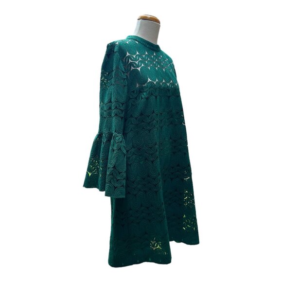 Trina Turk Palm Colony Dress Green Floral Lace Cocktail Party Dinner Nwot 2XL - Picture 6 of 13